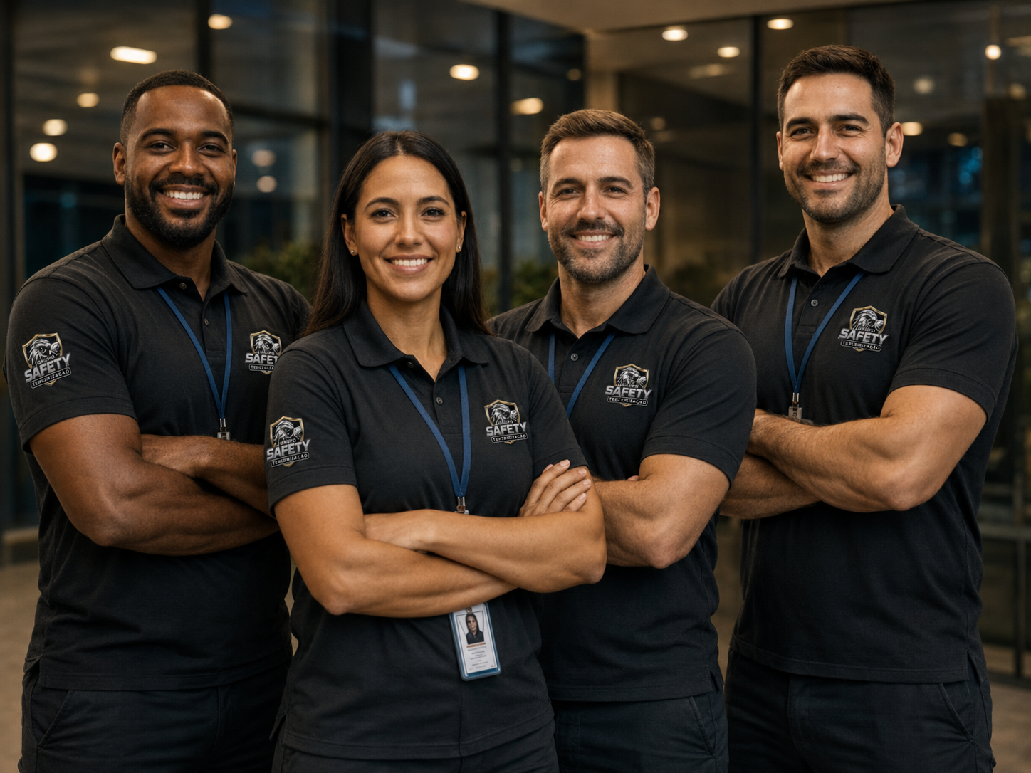 Equipe de profissionais do Grupo Safety